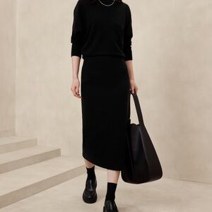 Banana Republic Ribbed Midi Sweater Dress